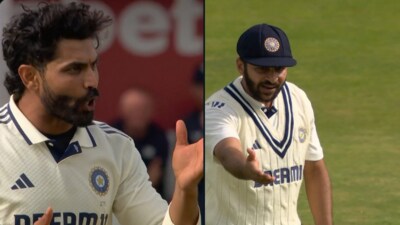 Ravindra Jadeja screams at Shardul Thakur for poor fielding