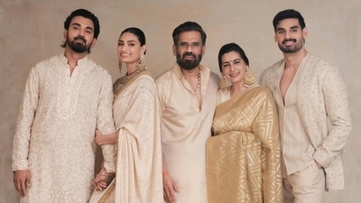 Suniel Shetty's daughter Athiya Shetty married KL Rahul in 2023.