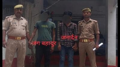 The accused arrested by Lucknow Police (Sourced)