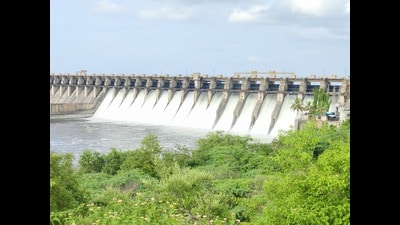 The early release, triggered by sustained rainfall since May 9, marks an unprecedented rise in water levels of the dam earlier than usual. (HT)
