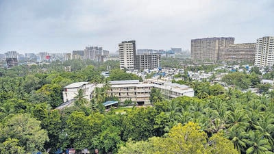 The government has already handed over 9.64 acres for the new construction. (Photo by Satish Bate/ Hindustan Times) (Hindustan Times)