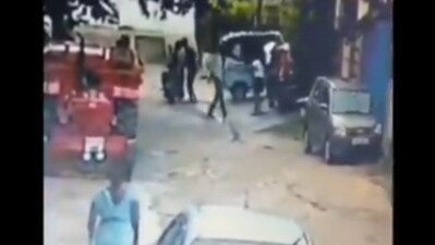 The woman was approached by a group of three to four men while she was returning from a grocery store around 4 pm. (X/@ShobhaBJP) The woman was approached by a group of three to four men while she was returning from a grocery store around 4 pm. (X/@ShobhaBJP)