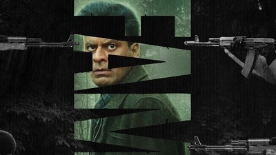 Manoj Bajpayee in the new poster of The Family Man Season 3. Manoj Bajpayee in the new poster of The Family Man Season 3.
