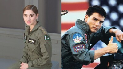 Hania Aamir and Tom Cruise Hania Aamir and Tom Cruise