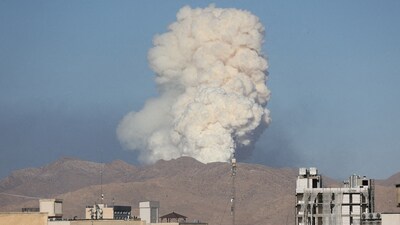 Smoke rises following an Israeli attack in Tehran, Iran, June 18, 2025. (REUTERS)