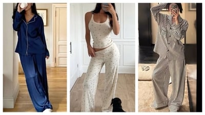 The upgrade is hot girl sleepwear styling that helps you nail the lounge to luxe look. (Shutterstock)