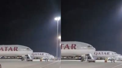 At least six international arrivals and 10 departures were cancelled from KIA as of July 23–24. (X/@SatyakiRaghuna1) At least six international arrivals and 10 departures were cancelled from KIA as of July 23–24. (X/@SatyakiRaghuna1)