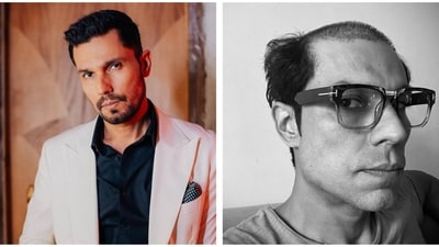 Randeep Hooda shared a new look with an intense expression. Randeep Hooda shared a new look with an intense expression.