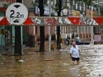 Nearly 70,000 people in southern China were relocated days earlier after heavy flooding caused by Typhoon Wutip. Nearly 70,000 people in southern China were relocated days earlier after heavy flooding caused by Typhoon Wutip.