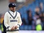 India's captain Shubman Gill reacts after his team defeat on day five of the first cricket test match between England and India 