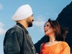 Diljit Dosanjh and Hania Aamir in a still from the film.D Diljit Dosanjh and Hania Aamir in a still from the film.D
