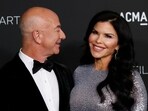 File photo of Jeff Bezos and Lauren Sanchez