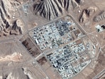 A satellite overview shows the Isfahan Nuclear Research Center, as well as nearby tunnels, amid the Iran-Israel conflict, in Isfahan, Iran, June 24, 2025.