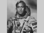 Wing Commander Rakesh Sharma before his launch into space Wing Commander Rakesh Sharma before his launch into space