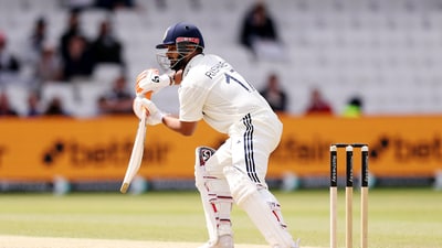 Rishabh Pant urged to think about 'lower order contribution' when he comes out to bat next. (@BCCI X) Rishabh Pant urged to think about 'lower order contribution' when he comes out to bat next. (@BCCI X)