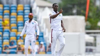 Shamar Joseph dismisses Cameron Green and Sam Konstas early on Day 1 of opening Test between West Indies and Australia. (AFP) Shamar Joseph dismisses Cameron Green and Sam Konstas early on Day 1 of opening Test between West Indies and Australia. (AFP)