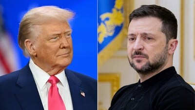 A source in the Ukrainian presidency told AFP Zelensky was "satisfied with the conversation and grateful to Trump." (AFP) A source in the Ukrainian presidency told AFP Zelensky was "satisfied with the conversation and grateful to Trump." (AFP)