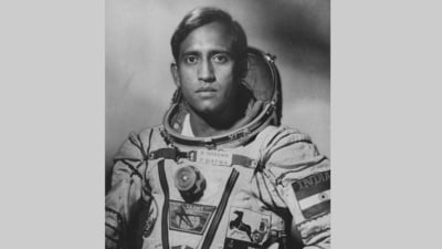 Wing Commander Rakesh Sharma before his launch into space (HT Archive)