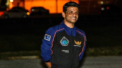 The mission also carries IAF Group Captain Shubhanshu Shukla (REUTERS)