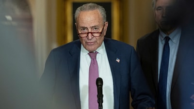U.S. Senate Minority Leader Chuck Schumer (D-NY) was hospitalized on Wednesday (REUTERS)