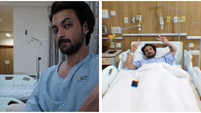 Aayush Sharma shared that he is on the 'road to recovery' after the surgery. Aayush Sharma shared that he is on the 'road to recovery' after the surgery.