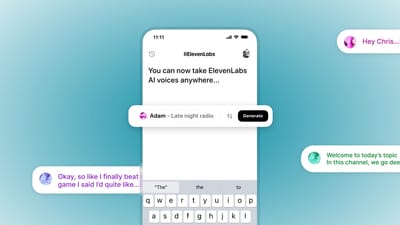 ElevenLabs brings AI voice creation to your mobile. (ElevenLabs)
