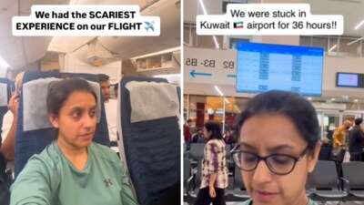 Anindita Chatterjee said that she was returning home to Mumbai from New York with her daughter via Kuwait airways. (Instagram/travel.chatter) Anindita Chatterjee said that she was returning home to Mumbai from New York with her daughter via Kuwait airways. (Instagram/travel.chatter)