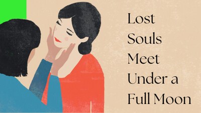Cover of Mizuki Tsujimura’s latest book titled Lost Souls Meet Under a Full Moon Cover of Mizuki Tsujimura’s latest book titled Lost Souls Meet Under a Full Moon