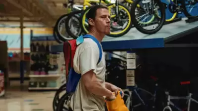 Channing Tatum as  Jeffrey Manchester in the Roofman trailer