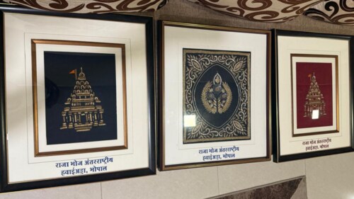 When thread becomes texture and shimmer becomes art — a collection of Zardozi wall panels capturing stories, tradition and time in each stitch. (Tajwar Khan) When thread becomes texture and shimmer becomes art — a collection of Zardozi wall panels capturing stories, tradition and time in each stitch. (Tajwar Khan)