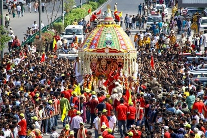 Jagannath Rath Yatra, a significant Hindu festival in Odisha, occurs annually on the second day of the lunar month. (ANI) Jagannath Rath Yatra, a significant Hindu festival in Odisha, occurs annually on the second day of the lunar month. (ANI)