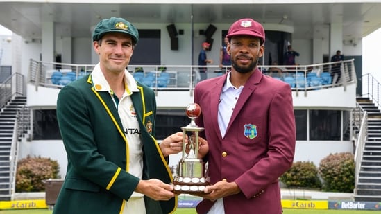 Here are all the live streaming details for the 1st Test between West Indies and Australia in Barbados. (AFP)