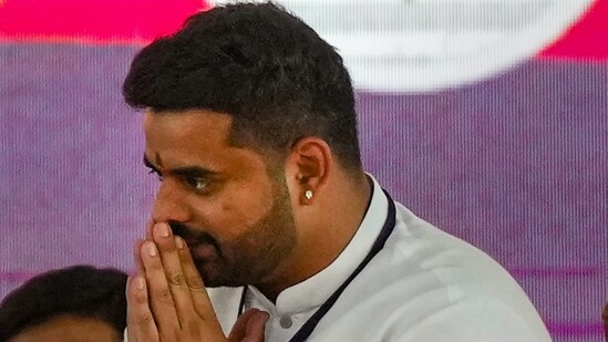 JD(S) MP Prajwal Revanna (PTI/File)