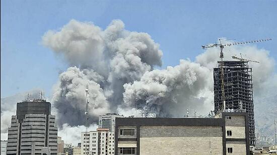 The cease fire followed what seems like token missile attacks by Iran on US military bases in Qatar. (AFP)