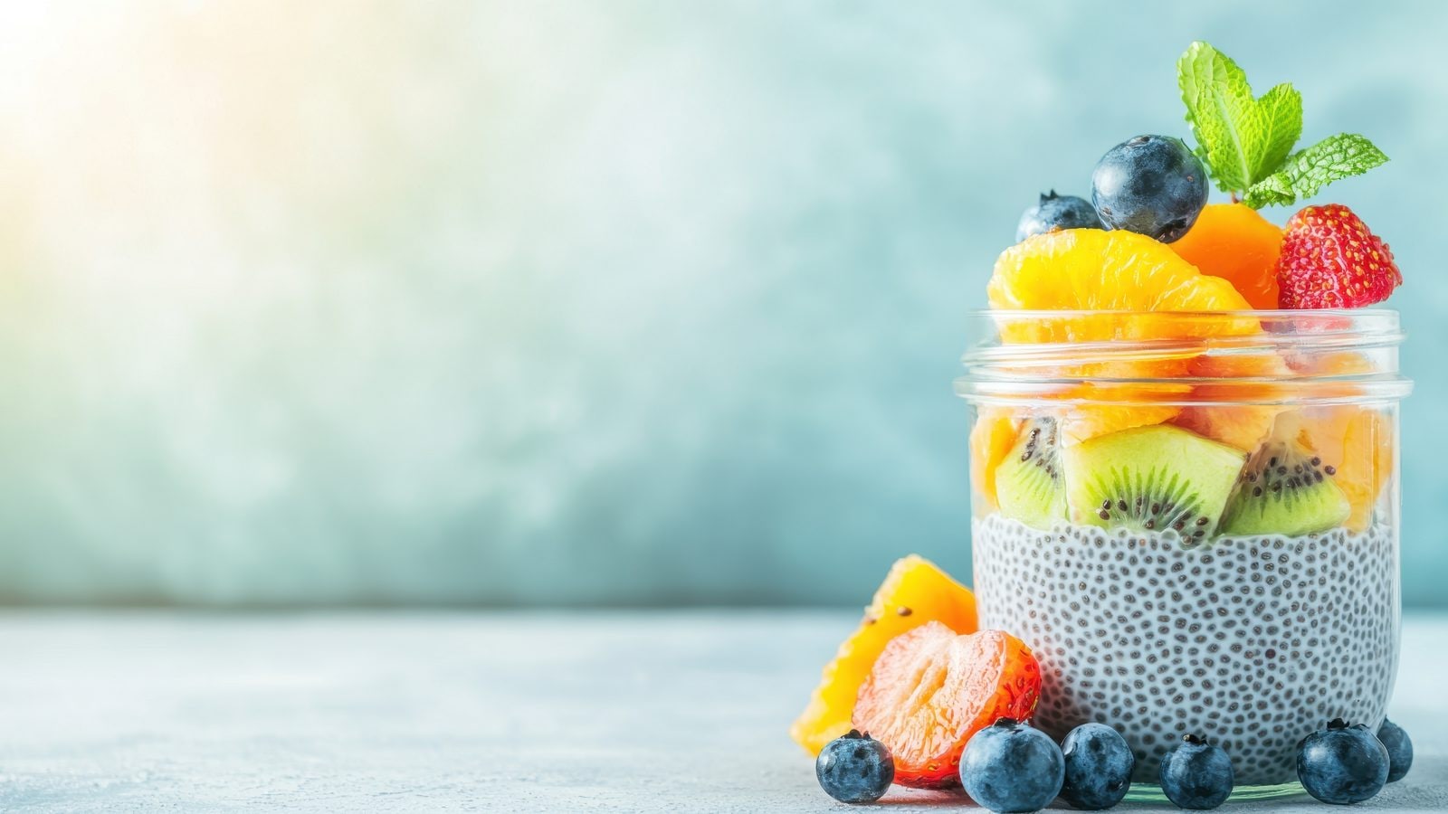 Prepare a healthy version of chia seed pudding. (Adobe Stock)