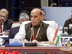 Defence Minister Rajnath Singh during the SCO Defence Ministers' Meeting, in Qingdao, China. (@rajnathsingh) Defence Minister Rajnath Singh during the SCO Defence Ministers' Meeting, in Qingdao, China. (@rajnathsingh)