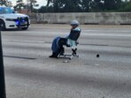 A woman has shut down I-45 on Thursday A woman has shut down I-45 on Thursday