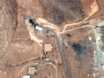 A satellite image shows damage to the tunnel entrances of the Isfahan Nuclear Technology Research Center, following US airstrikes amid the Iran-Israel conflict, in Isfahan, Iran, June 22, 2025.