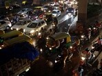 Amid heavy traffic, Bengaluru police advised commuters travelling on ORR to take alternative routes. 
