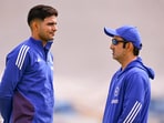Indian captain Shubman Gill and coach Gautam Gambhir during a practice session ahead of the first Test cricket match against England Indian captain Shubman Gill and coach Gautam Gambhir during a practice session ahead of the first Test cricket match against England