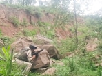 A security personnel during a search operation after an encounter broke out between security forces and terrorists in a remote forested area, in Jammu and Kashmir's Udhampur district, Thursday, June 26, 2025. A security personnel during a search operation after an encounter broke out between security forces and terrorists in a remote forested area, in Jammu and Kashmir's Udhampur district, Thursday, June 26, 2025.