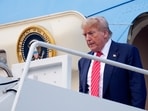 US President Donald Trump seemed to be in a bad mood even before leaving for the NATO Summit. US President Donald Trump seemed to be in a bad mood even before leaving for the NATO Summit.
