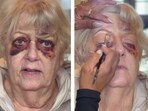 The technique the MUA used is colour correcting. The technique the MUA used is colour correcting.