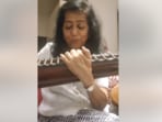 Revathi, a veena player, also shared a video of herself performing the classic lullaby.