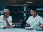 Ayo Edebiri and Liza Colon-Zayas shine in The Bear Season 4. Ayo Edebiri and Liza Colon-Zayas shine in The Bear Season 4.