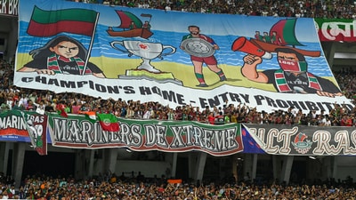 For ISL double winners Mohun Bagan Super Giant, the Salt Lake stadium was a fortress last season. (Samir Jana/HT) For ISL double winners Mohun Bagan Super Giant, the Salt Lake stadium was a fortress last season. (Samir Jana/HT)