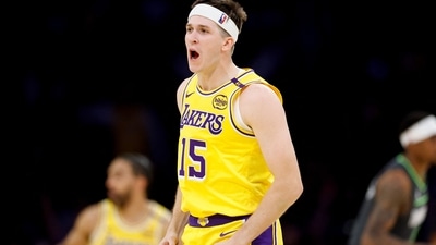 Austin Reaves declined Los Angeles Lakers' max contract (Getty Images via AFP) Austin Reaves declined Los Angeles Lakers' max contract (Getty Images via AFP)