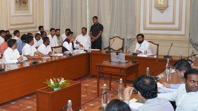 Deputy chief minister Eknath Shinde chaired the meeting with Pune’s elected representatives at Sahyadri Guest House in Mumbai on Wednesday. (HT FILE)