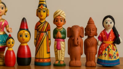 A curated glimpse into India's doll-making heritage, where each figure reflects tradition, cultural identity and the hands that shaped it. A curated glimpse into India's doll-making heritage, where each figure reflects tradition, cultural identity and the hands that shaped it.