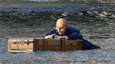 A mannequin resembling Jeff Bezos floats in a canal in Venice, Italy, on Tuesday, June 24, 2025, ahead of festivities in the lagoon city reportedly linked to a wedding celebration for Jeff Bezos and Lauren Sánchez. (AP) A mannequin resembling Jeff Bezos floats in a canal in Venice, Italy, on Tuesday, June 24, 2025, ahead of festivities in the lagoon city reportedly linked to a wedding celebration for Jeff Bezos and Lauren Sánchez. (AP)